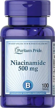 PURITANS PRIDE NIACINAMIDE 500MG 100 TABLETA