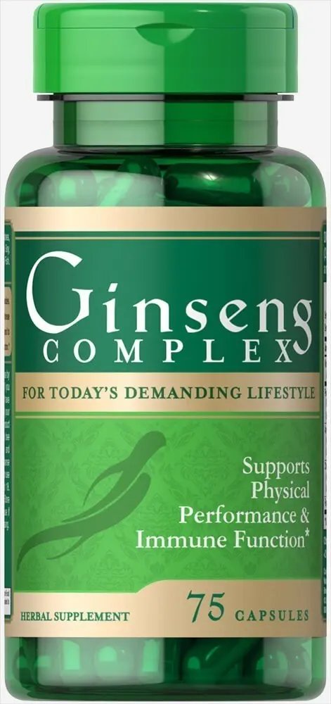 PURITANS PRIDE GINSENS COMPLEX 75 CAPSULA