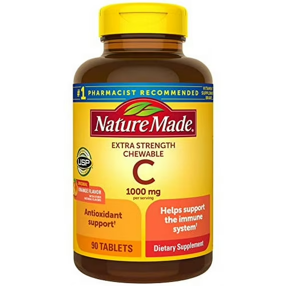 NATURE MADE VITAMIN  C 1000MG 90 TABLETA CHEWABLE