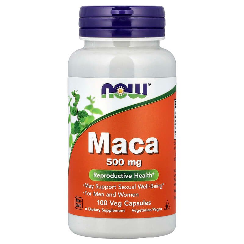 NOW MACA 500MG 100 CAPSULA