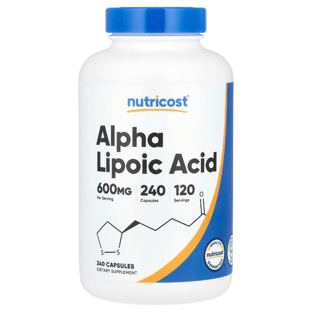 NUTRICOST ALPHA LIPOIC ACID 600MG 120 CAPSULA