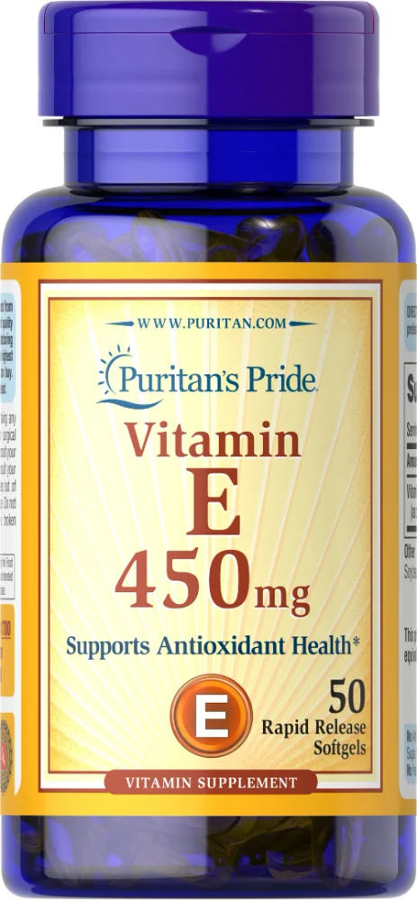 PURITANS PRIDE VITAMIN E 450MG (10000 IU) 50 SOFTGELS