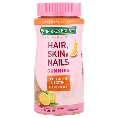 NATURES BOUNTY HAIR, SKIN & NAILS NARANJA  80 GUMMIES