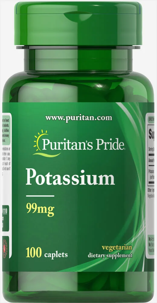 PURITANS PRIDE POTASSIUM CITRATE 99MG 100 TABLETA