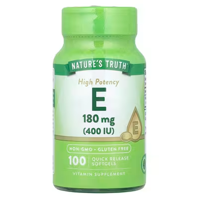 NATURES TRUTH VITAMIN E 180MG (400IU) 100 SOFTEGELS
