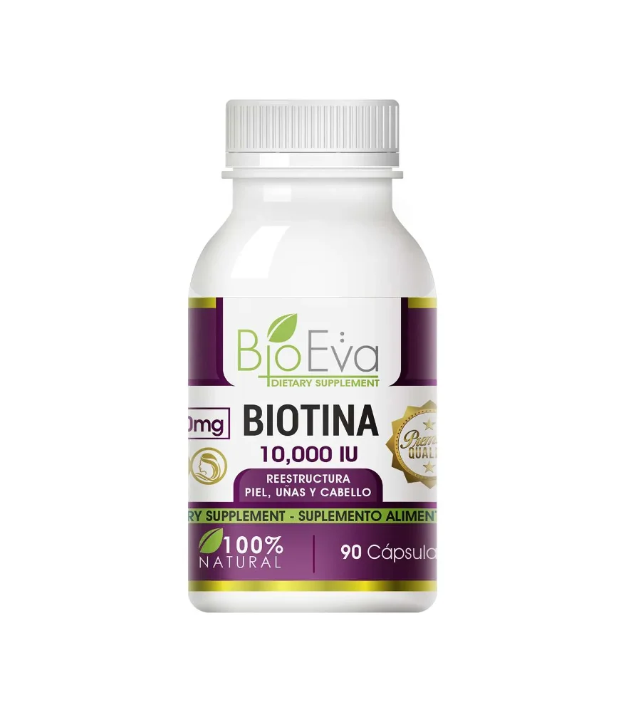 BIOEVA BIOTINA 10,000 IU 90 CAPSULA