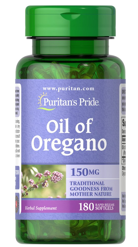 PURITANS PRIDE OIL OF OREGANO 150MG 180 SOFTGELS