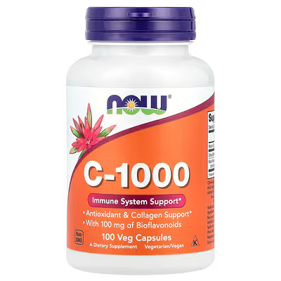NOW VITAMIN C-1000 100 CAPSULA