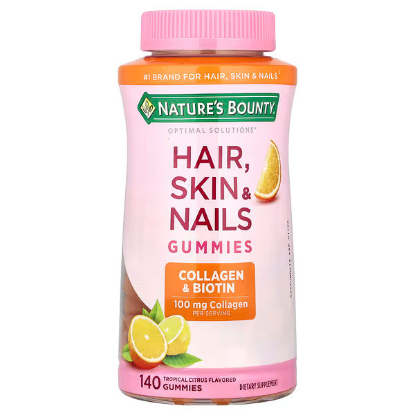 NATURES BOUNTY HAIR, SKIN & NAILS NARANJA 140 GUMMIES