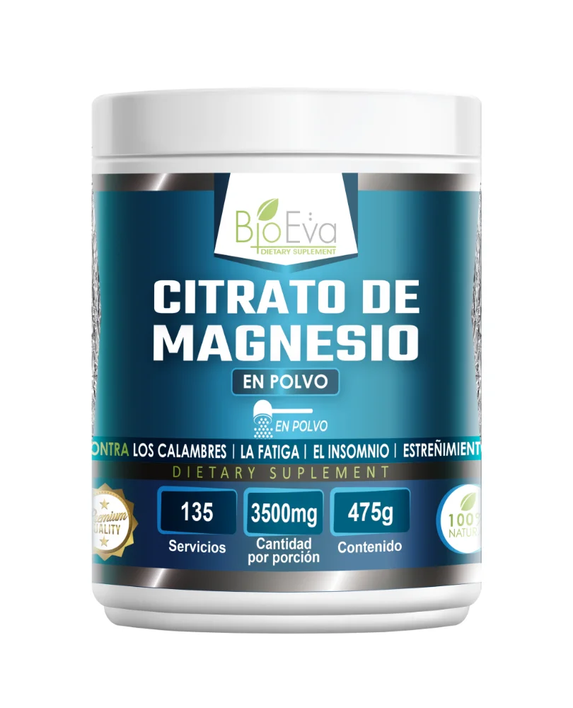 BIOEVA CITRATO DE MAGNESIO EN POLVO 475 G
