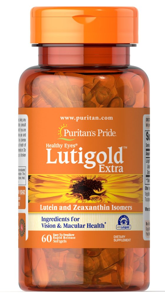 PURITANS PRIDE LUTEIN 20MG 60 SOFTEGELS