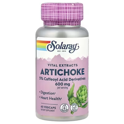 SOLARAY ARTICHOKE 600MG 60 CAPSULA