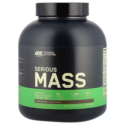 OPTIMUM NUTRITION SERIOUS MASS  CHOCOLATE 6 LB