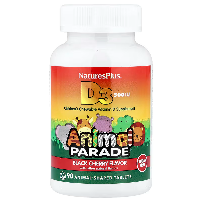 NATURESPLUS D3 CHEWABLE  500IU 90TABLETAS
