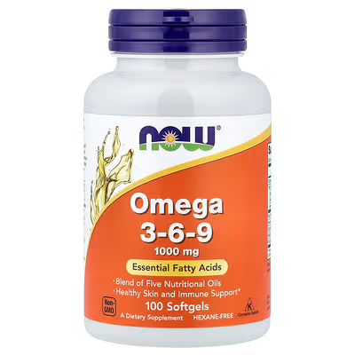 NOW OMEGA 3-6-9 1000 MG 100 SOFTGELS