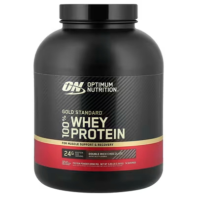 OPTIMUM NUTRITION GOLD STANDARD WHEY CHOCOLATE 5.05 LB 74 SERV