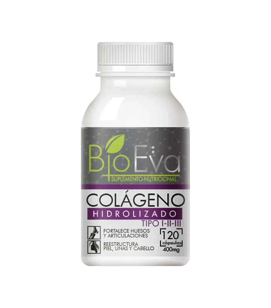 BIOEVA COLAGENO HIDROLIZADO 400 MG 120 CAPSULA