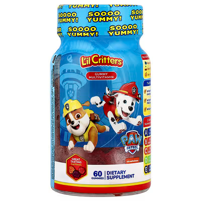 LIL CRITTERS PAW MULTIVITAMIN KIDS  60 GUMMIES