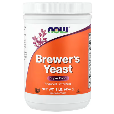 NOW BREWERS YEAST SUPER FOOD (LEVADURA DE CERVEZA) 1LB(454G)