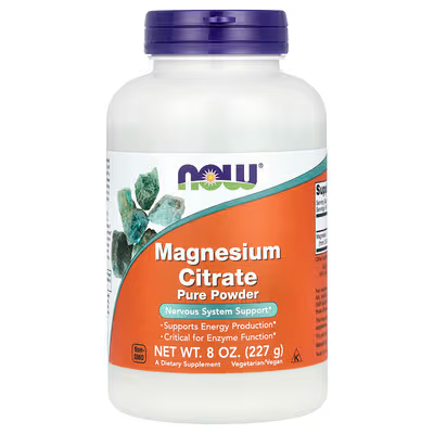 NOW MAGNESIUM CITRATE 450MG 8OZ (227G)