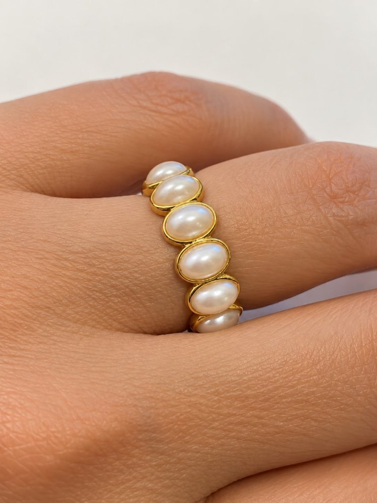 Anillo perlitas - 1557
