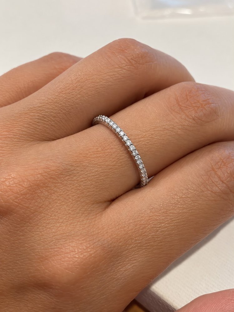 Anillo churumbela plateado - 1612
