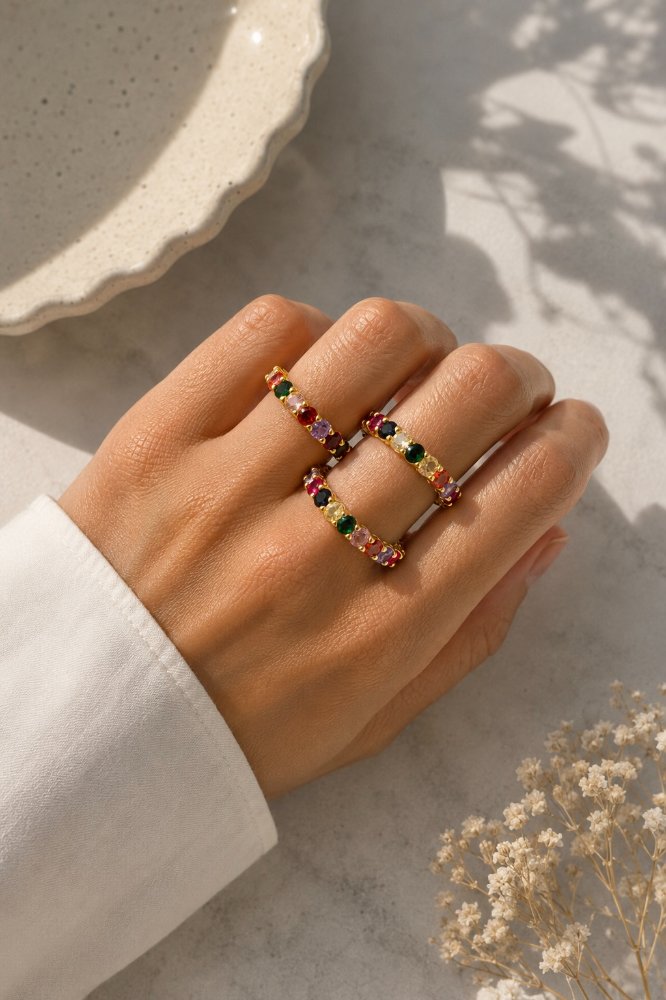 Anillo Arcoiris - 1558