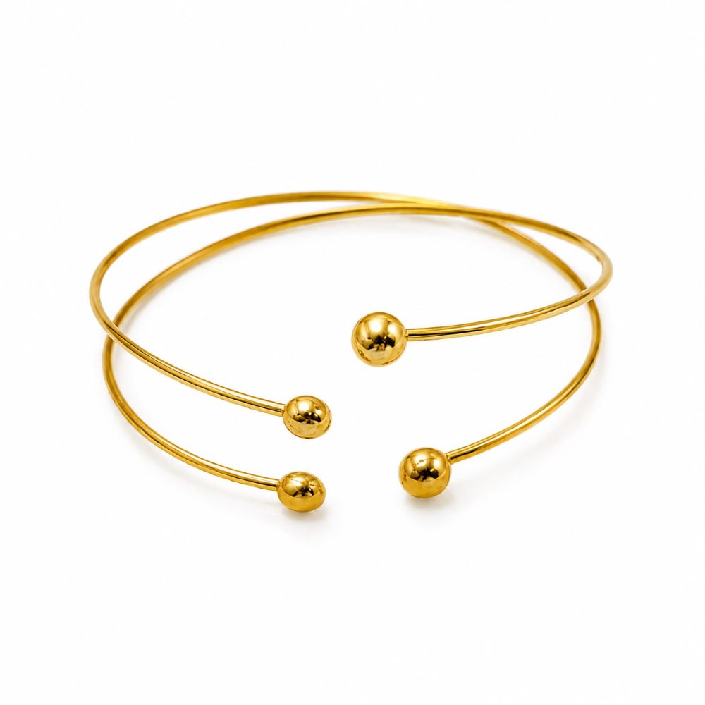 Chocker doble con detalles en círculos - 1569