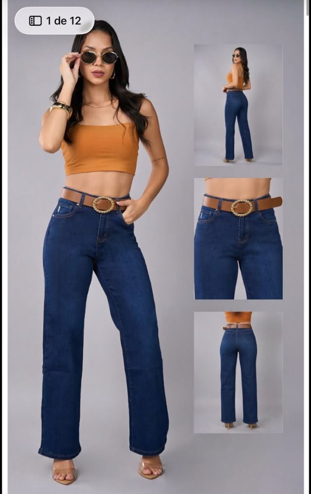 WIDE LEG AZUL OSCURO - 10532