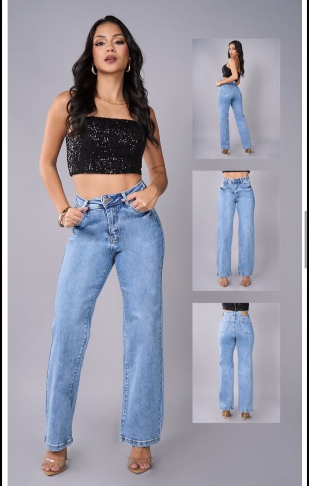 WIDE LEG AZUL CLARO - 101120