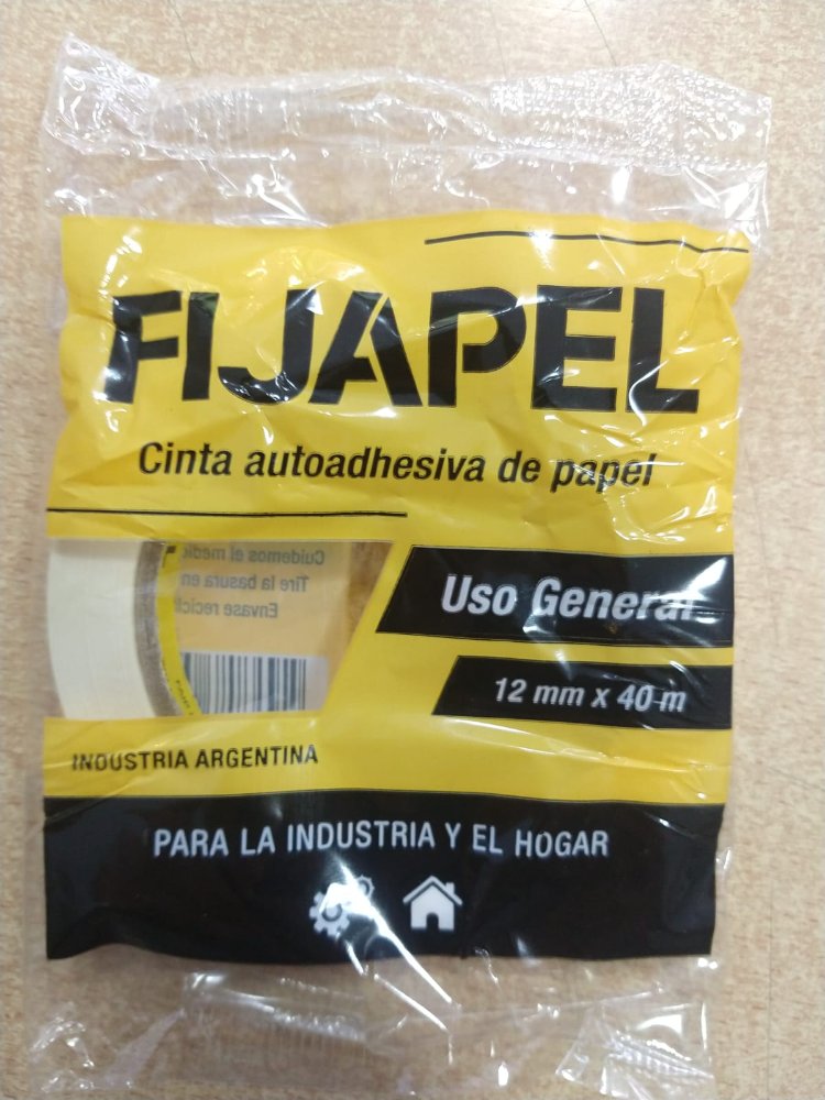 Cinta papel 12mmX40m "FIJAPEL"
