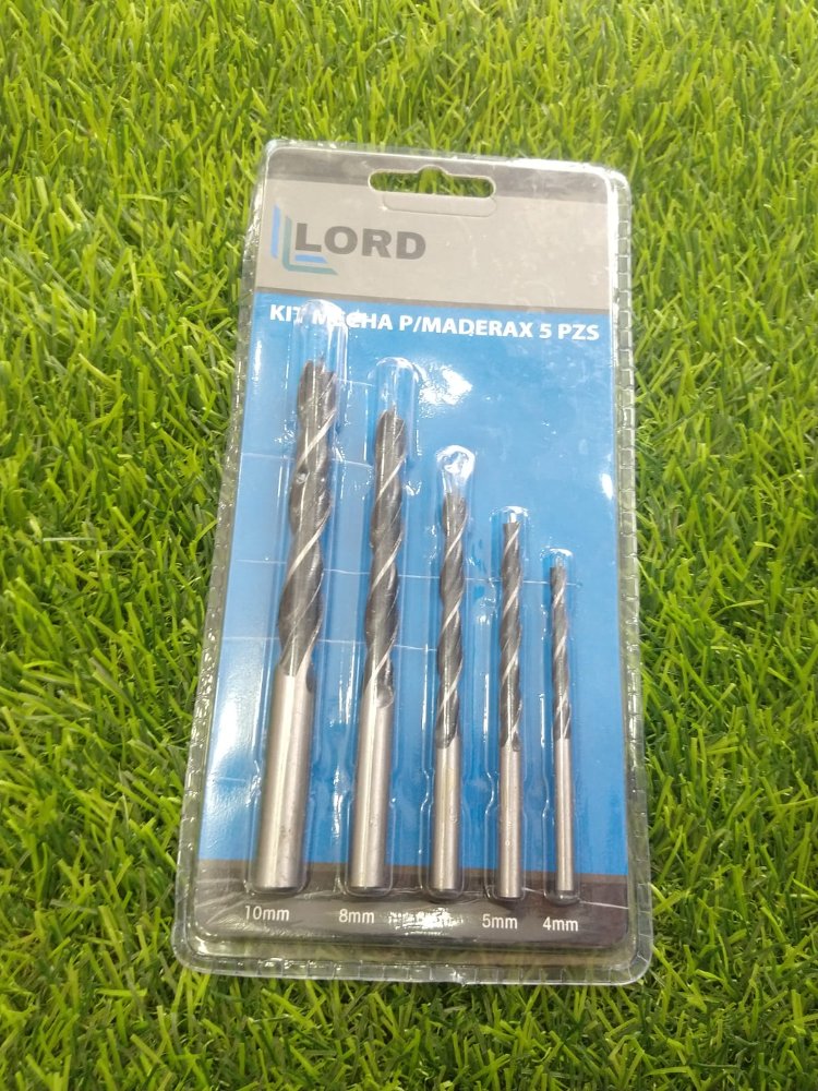 Kit mecha P/Madera x5 "LORD"