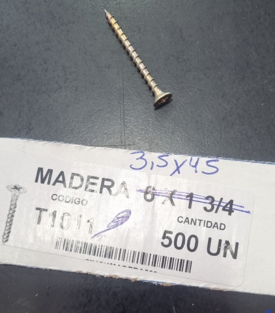Tornillo "FIX" 3.5x45mm