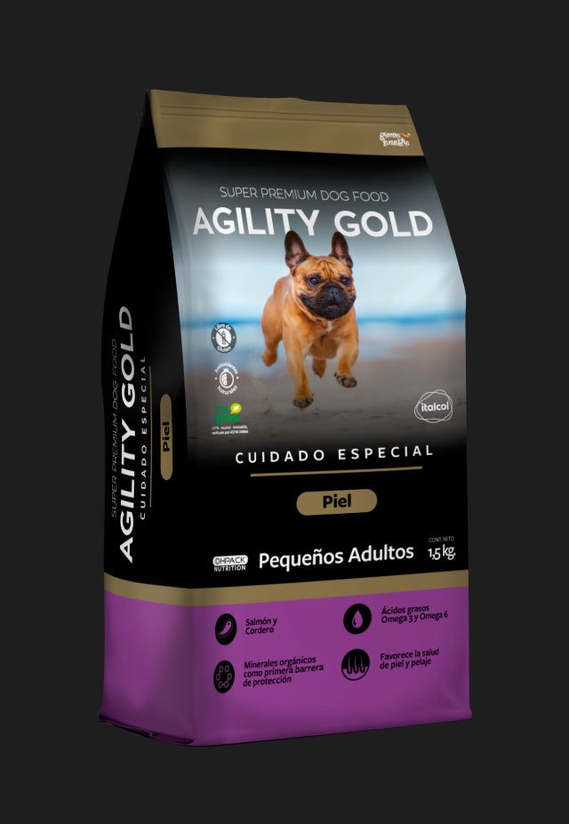 Agility Gold Cuidado Especial Piel Pequeños Adultos 3kg