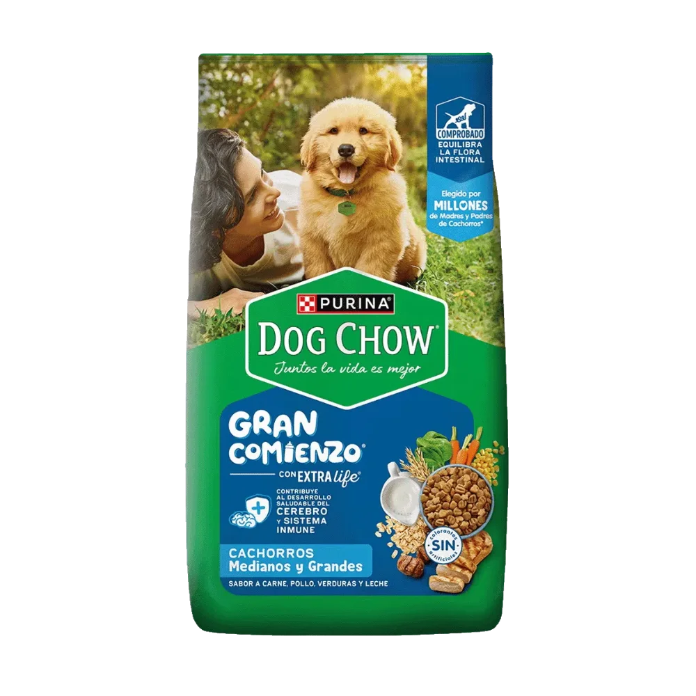 Dog Chow Gran Comienzo Cachorros medianos y grandes 1kg