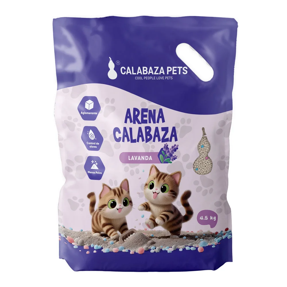 Calabaza Pets Arena Para Gatos Aroma Lavanda 4.5 kg