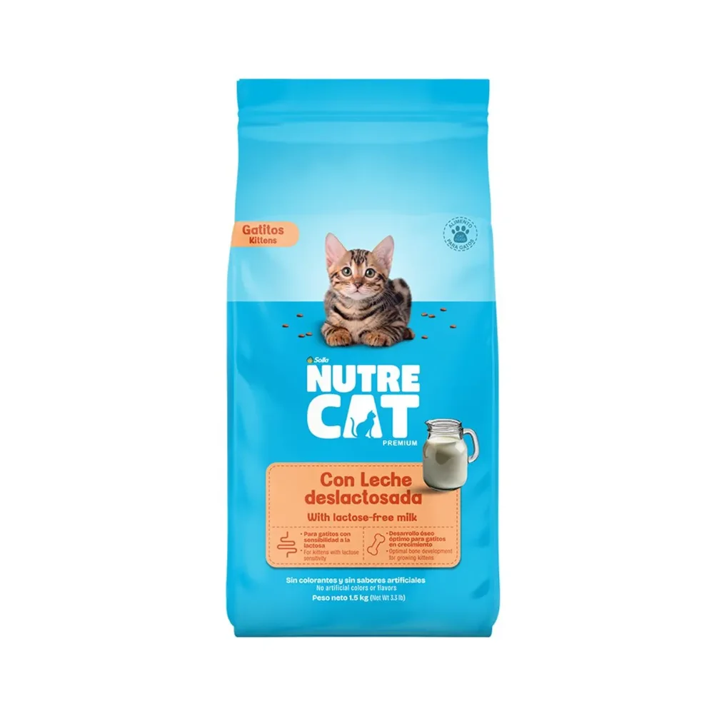 NutreCat Gatitos Leche Deslactosada 1.5 kg