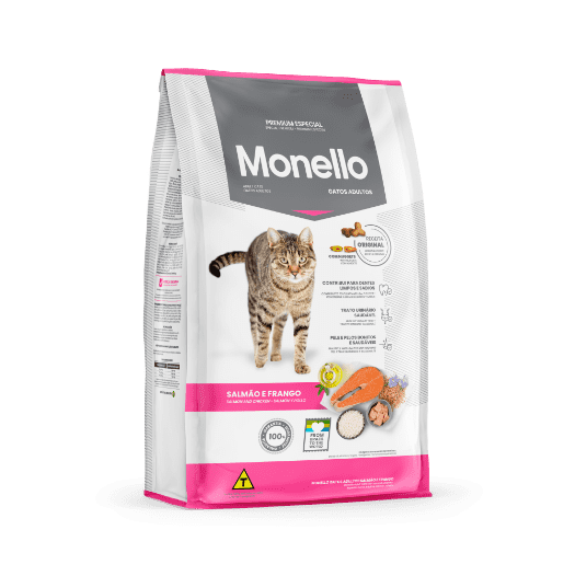 Monello Gatos Adultos Salmon y Pollo 1kg