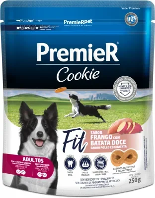 Premier Cookies Fit pollo y batata adultos 250g