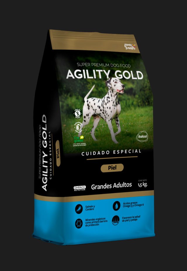 Agility Gold Cuidado Especial Piel Grandes Adultos 8 kg