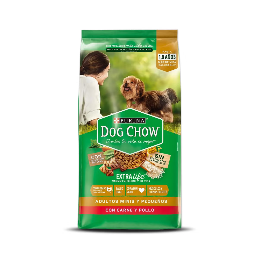 Purina Dog Chow Extra Life Adultos Minis y Pequeños 1 kg