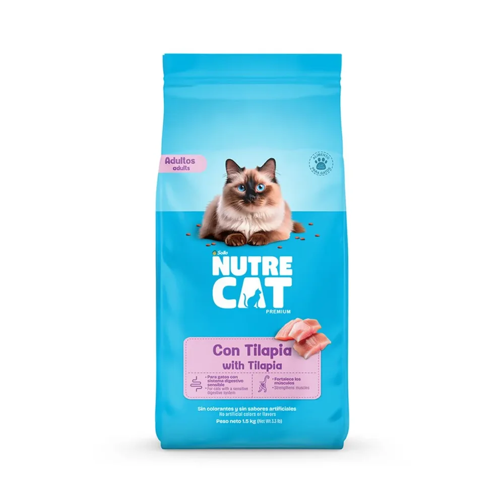 NutreCat Adultos Tilapia 1.5 kg