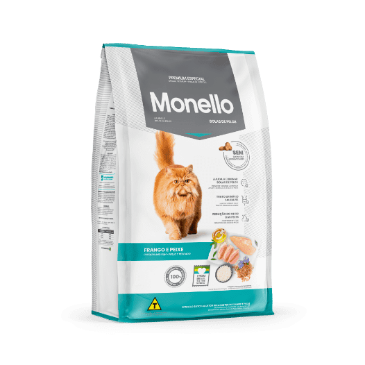 Monello Gatos Adultos Bolas de Pelos