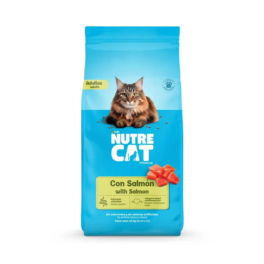 NutreCat Adultos Salmón 1.5 kg