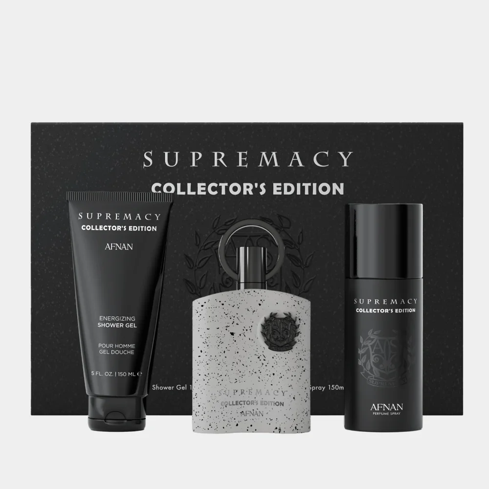 SET SUPREMACY COLLECTOR,S EDITION AFNAN 3 PIEZAS
