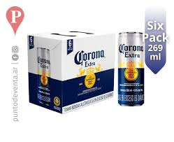 corona sixpack lata 269ml