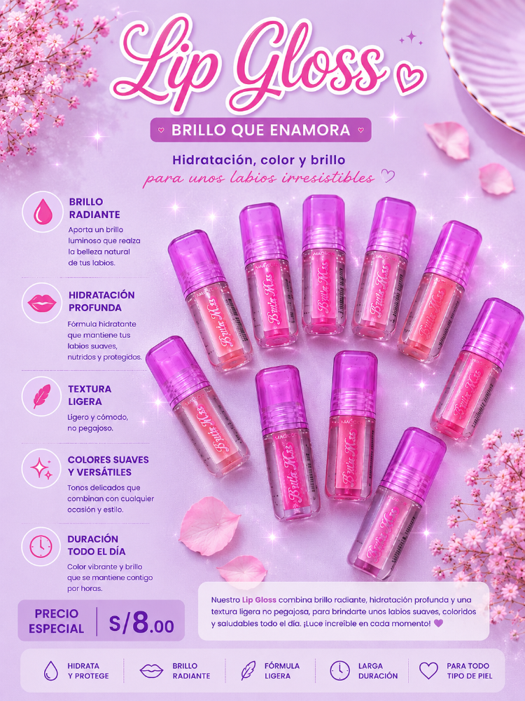 LABIAL LIQUIDO BRILLO MAGIC SHOP