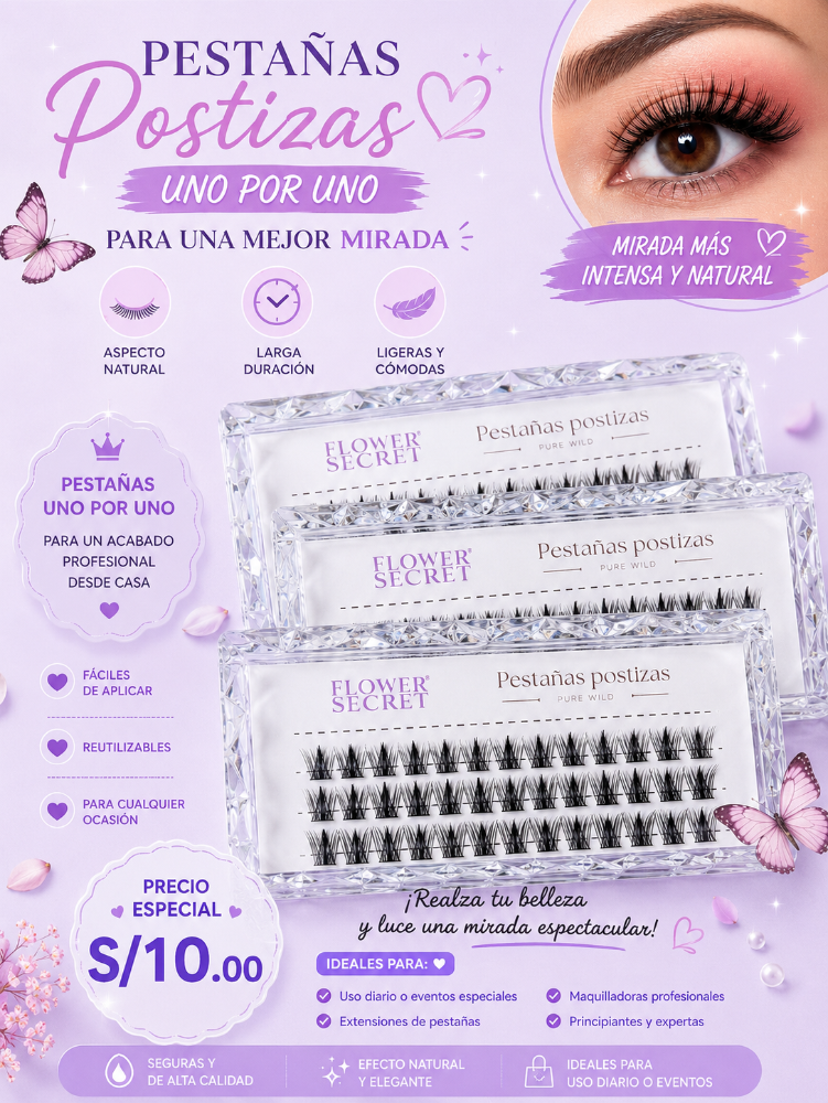 PESTAÑAS EFECTO WUI FLOWER SECRET