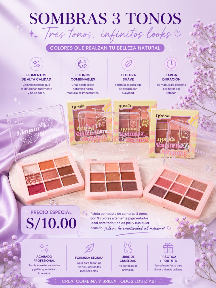SOMBRAS NATURAL VIBES  NOSSA
