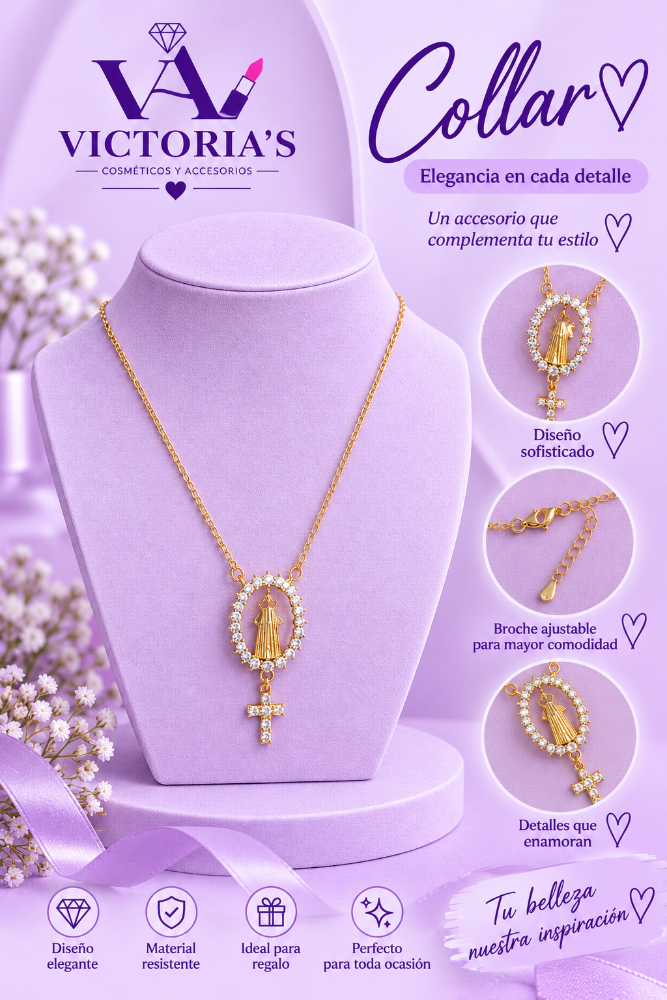 COLLAR  SAN BENITO  Y ROSA DE GUADALUPE